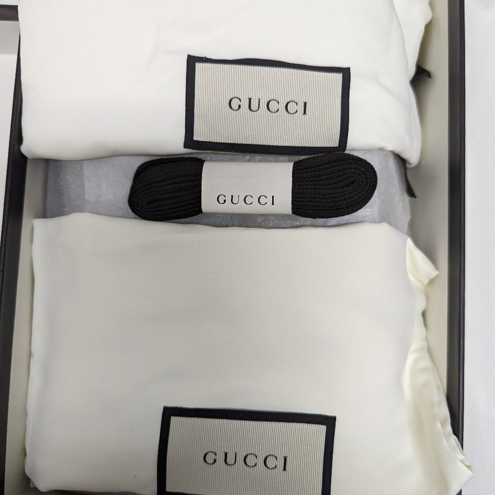 Black signature Gucci Tennis shoes